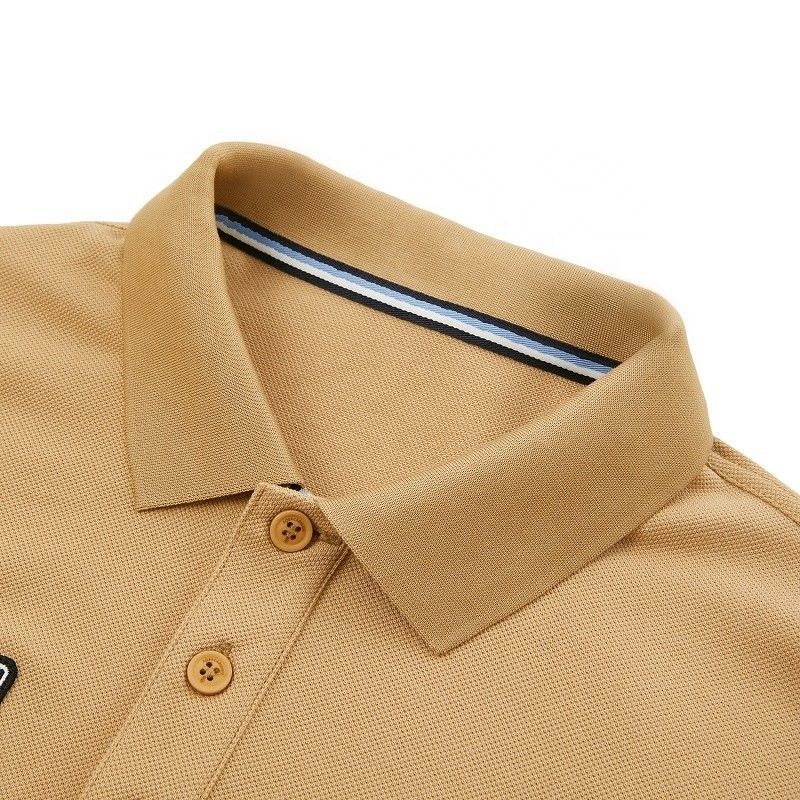 Ropa de hombre camisetas de polo de estilo casual con logotipo en relieve e impresión de doble cara
