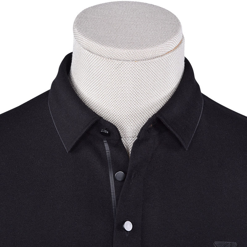 Impresión de logotipo personalizado de camisetas y polos masculinos originales con un color sencillo esencial