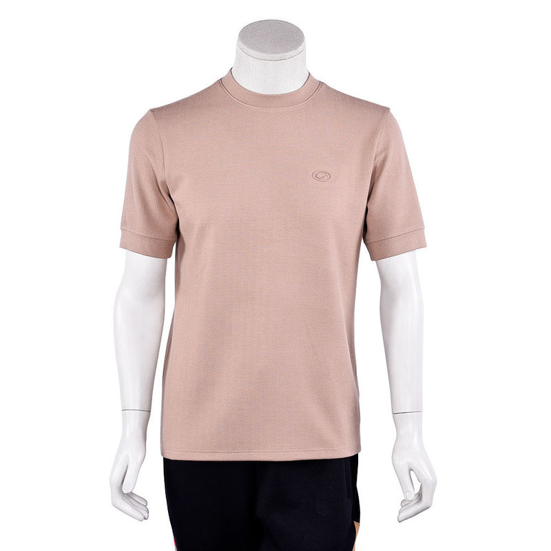 Diseño de etiquetas de logotipo personalizado camisetas en blanco de secado rápido antiarrugas transpirables para hombres