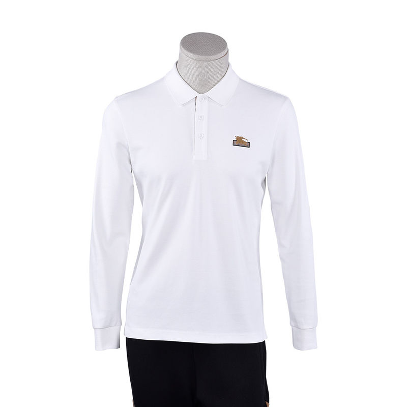 100% de algodón/ 95% 5% de espandéx camiseta de manga corta masculina de polo con logotipo de bordado personalizado