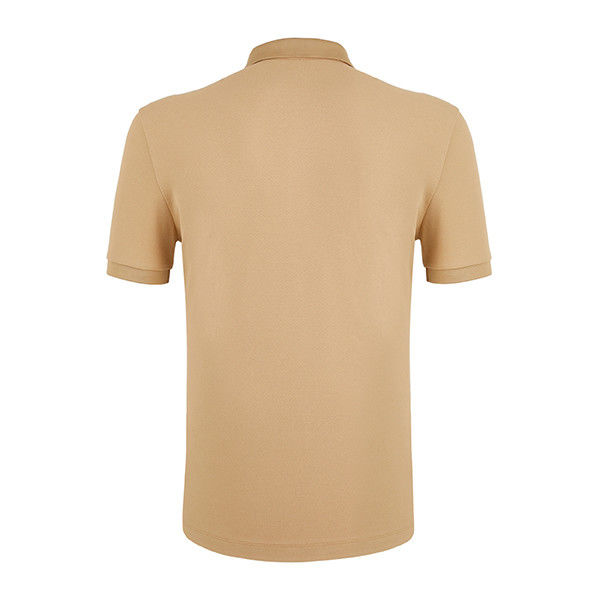 Camisas de polo personalizadas de alta elasticidad y transpirables con logotipo bordado para ropa masculina