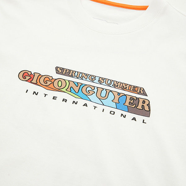 Logotipo patrón camiseta masculina 100% de tejido de algodón para S-6XL más tamaño y ajuste personalizado