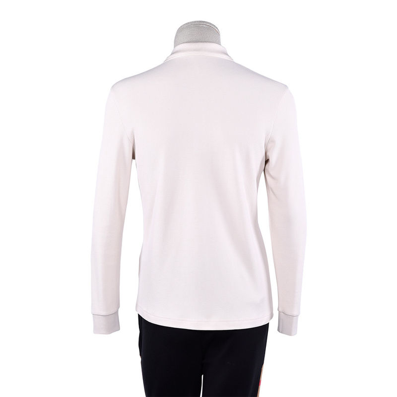 Camiseta de polo de algodón con manga larga para hombres Respirable Uniforme de color de otoño con logotipo personalizado