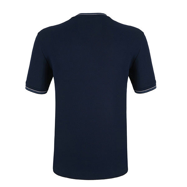 Logotipo personalizado Diseño gráfico Camiseta clásica de hombre 100% de algodón cuello redondo de gran tamaño