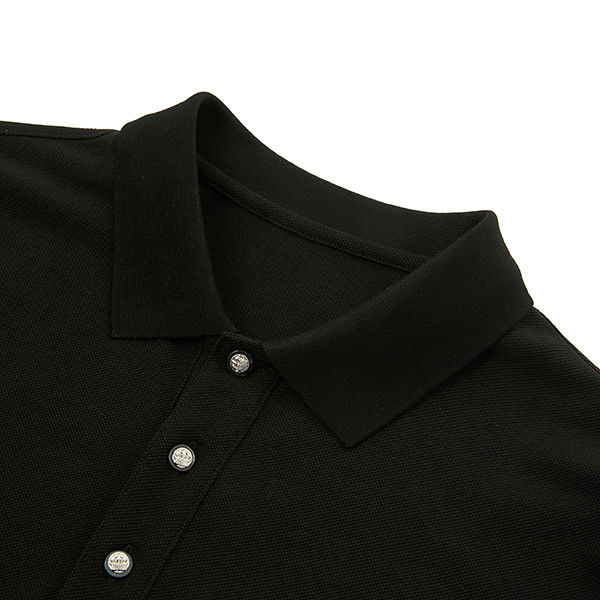 Camisas de polo de gimnasio para hombres con 100% algodón / 95% 5% tela de spandex color personalizado