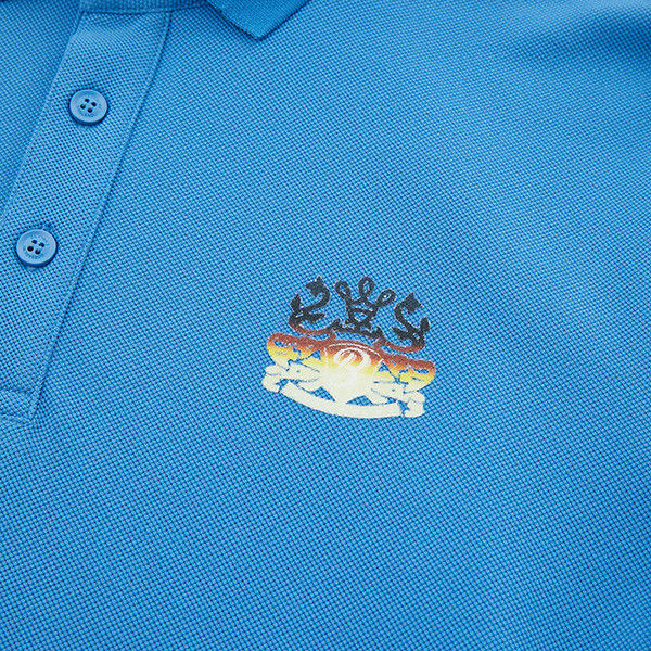 Camisetas de polo de algodón de manga corta para hombres Anti-pilling con color de logotipo personalizado