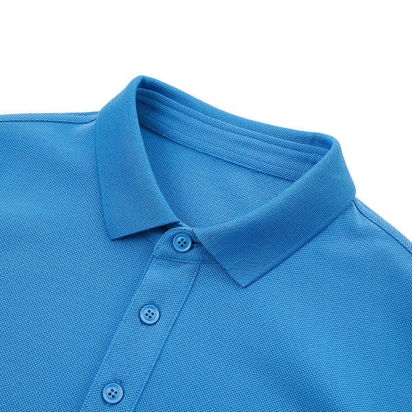 Camisetas de polo de algodón de manga corta para hombres Anti-pilling con color de logotipo personalizado