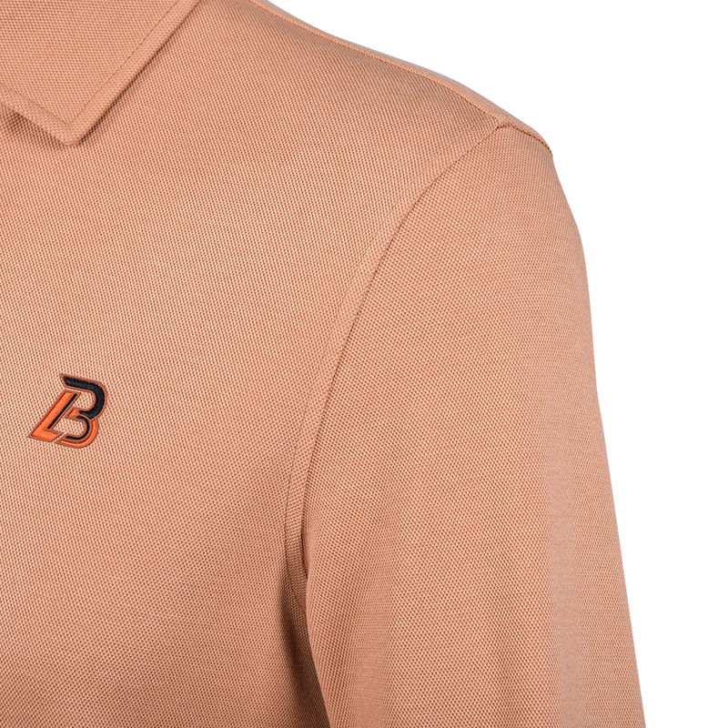 Temporada de otoño Camisa de polo impermeable de manga completa para hombres colores personalizados 170-210 gramos