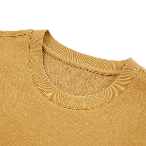 Camisetas cortas personalizadas para hombres con impresión de pantalla de tejido simple de punto