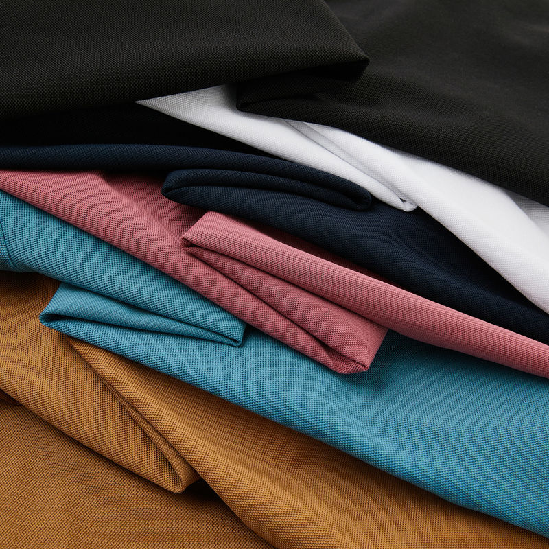 Logotipo personalizado Impreso Camisetas de golf para niños en negro 100% de algodón Camiseta de polo Pique