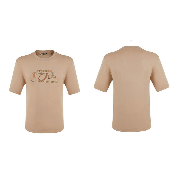 Logotipo personalizado Camiseta clásica para hombres Tops de gran tamaño 100% algodón Camisetas de manga corta