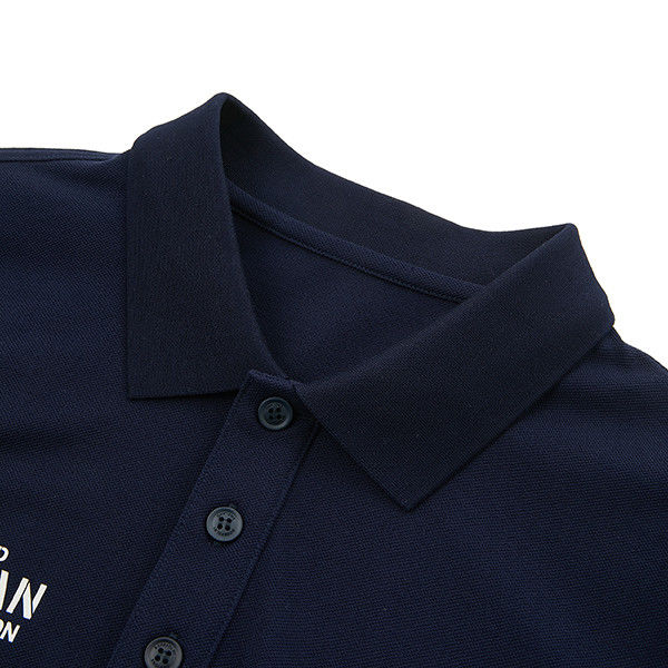 100% de algodón con un logotipo personalizado cómodo, camiseta de polo, tela 95% poliéster 5% spandex