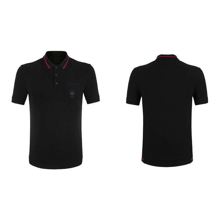 Camiseta de golf sencilla de verano para hombres con logotipo personalizado y cuello giratorio