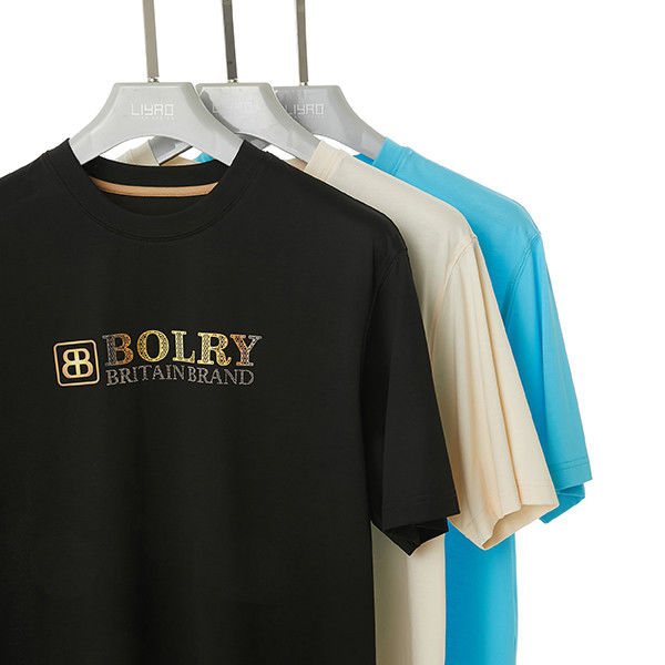 Camiseta de hombre con tela pesada y diseño personalizado cómodo en algodón 100%