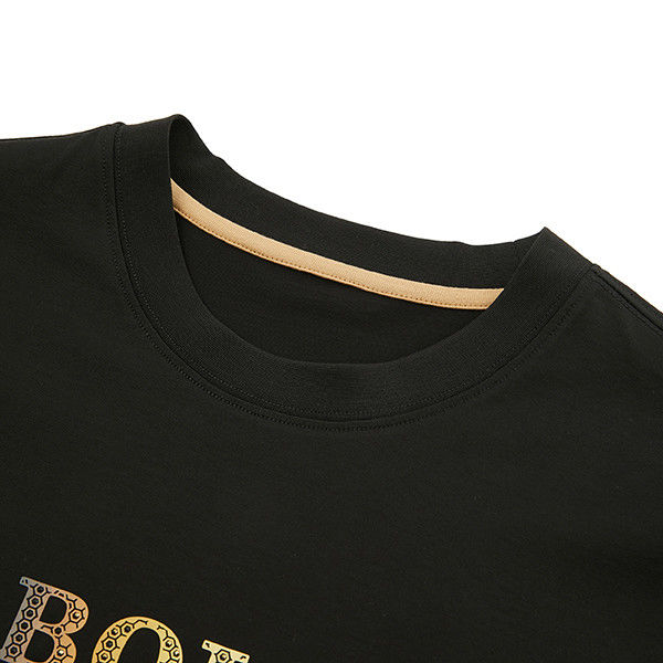 Camiseta de peso pesado masculina personalizada con mangas cortas y soporte 7 días Pedido de muestra