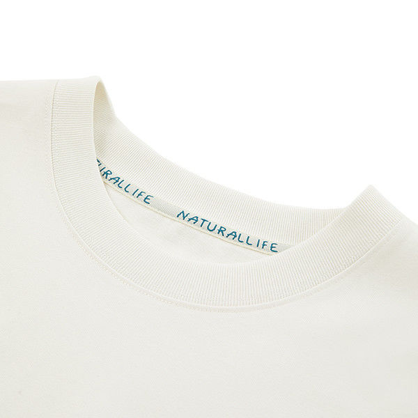 Camiseta de talla superior para hombres de peso pesado de algodón confortable de impresión offset bordada