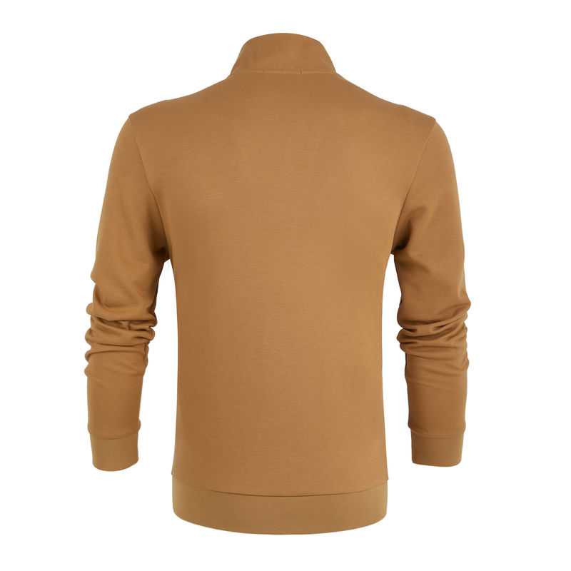 Camiseta de golf de manga larga para hombres en material 100% algodón Pique con sublimación completa