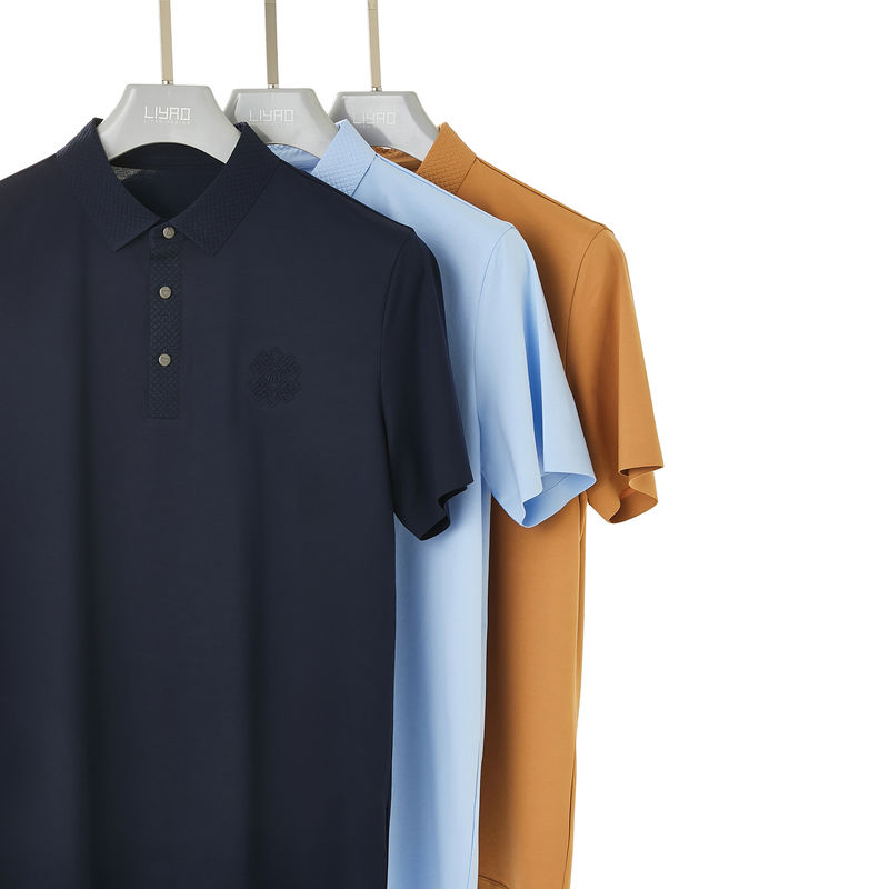 Diseño personalizado Collar de polo de cuello de golf y ropa de trabajo de hombres
