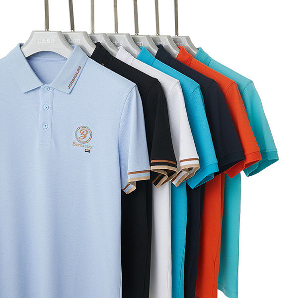 Diseño personalizado Collar de polo de cuello de golf y ropa de trabajo de hombres