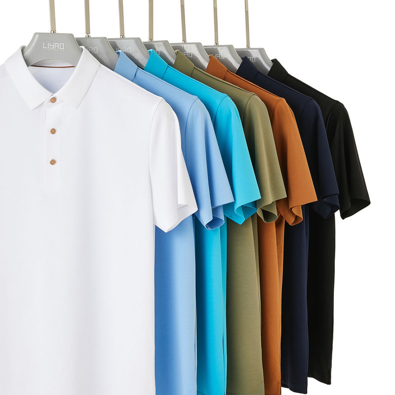 Logotipo de bordado personalizado sin costura camisetas de polo masculinas 100% de algodón camiseta de polo ODM masculino