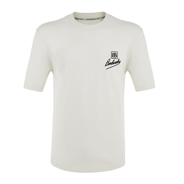 T-shirt de algodón 100% para hombres con manga corta personalizada sin detección de agujas