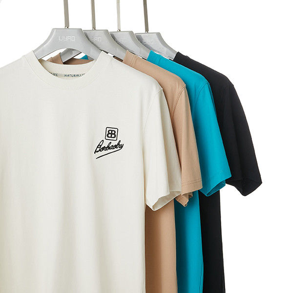 Diseño personalizado camiseta de algodón 100% de hombre de cuello O manga corta respirable antipilling