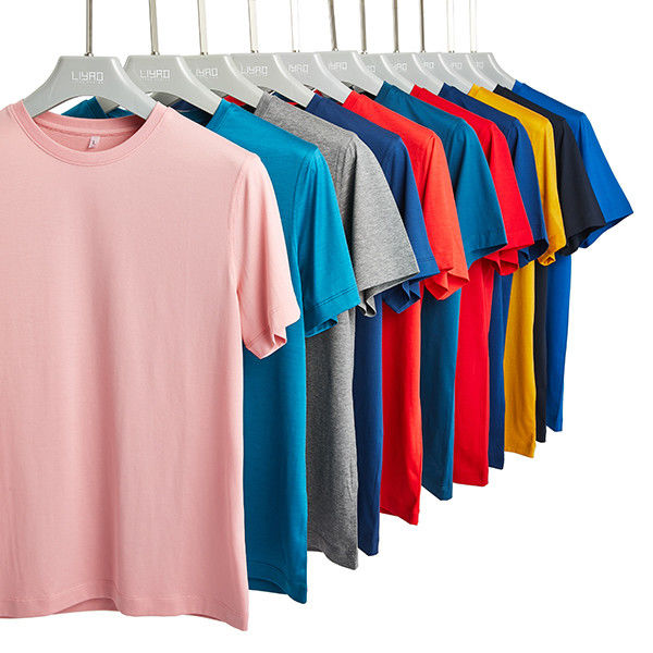 Camiseta de hombre de gran tamaño para uso diario de oficina con color rosa negro púrpura