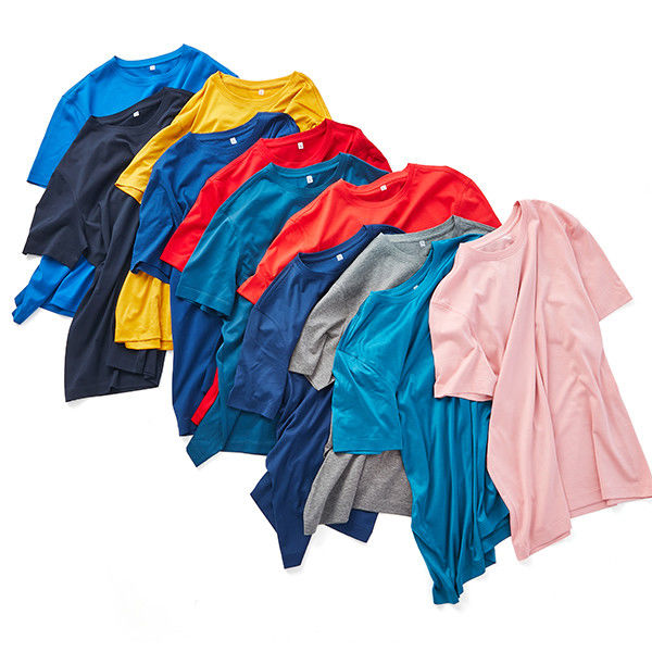 Camiseta de hombre de gran tamaño para uso diario de oficina con color rosa negro púrpura