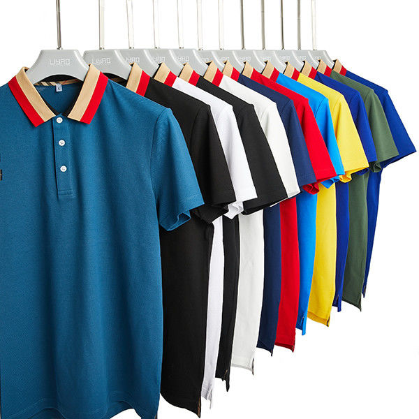 Camisas de polo de manga corta para mujeres de punto de color antiarrugas OEM ODM