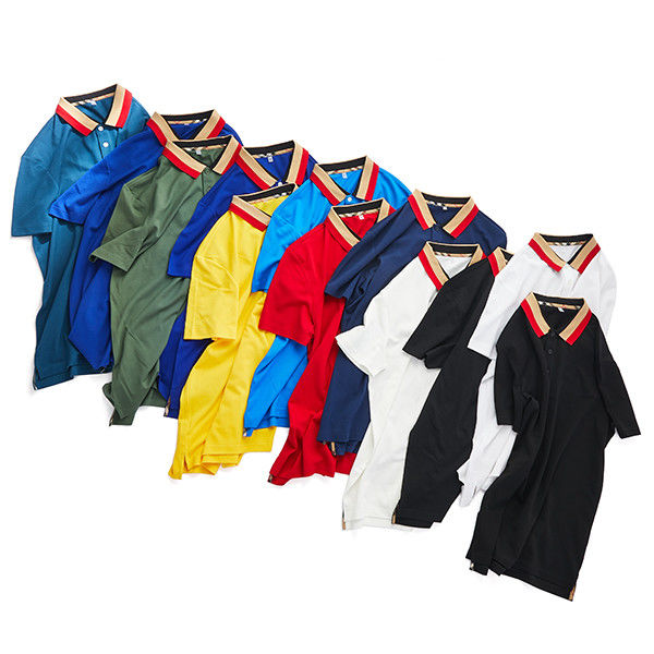 Camisas de polo de manga corta para mujeres de punto de color antiarrugas OEM ODM