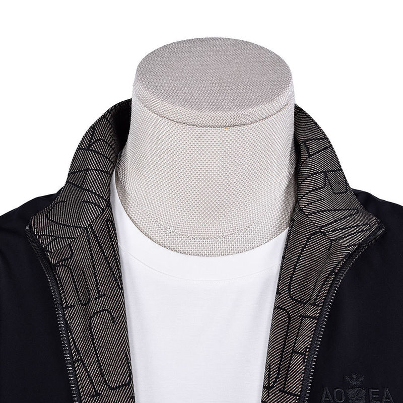Logotipo personalizado Color Hombres Crewneck Sudaderas Anti Pilling En Tejido 100% de algodón