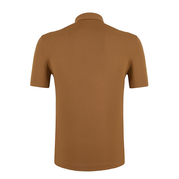 Camiseta de polo para hombres con logotipo personalizado de algodón con diseño sin costuras