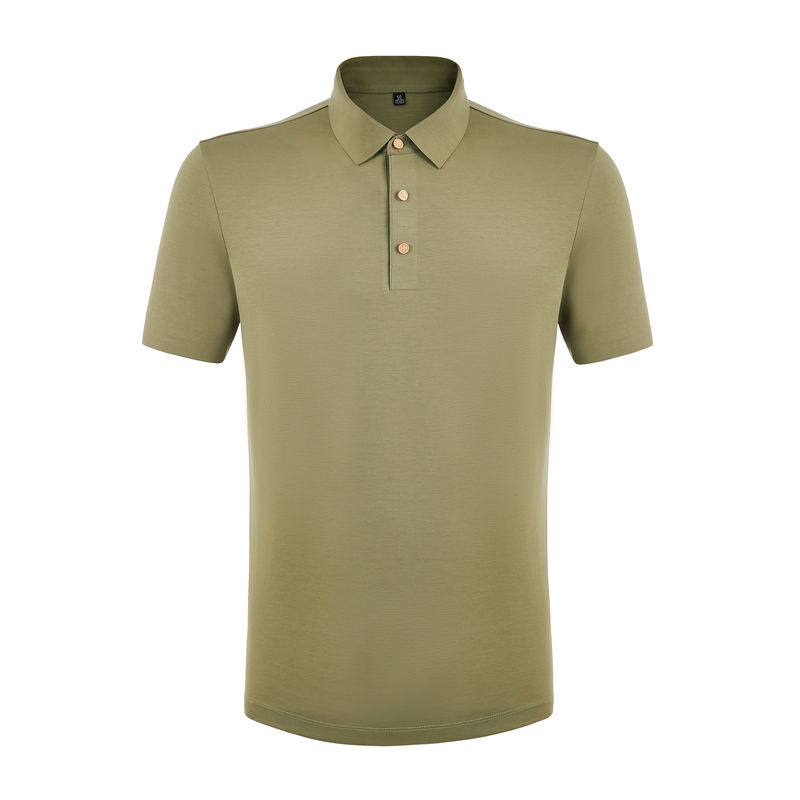 Camisas de polo personalizadas de verano otoño con logotipo Camisas de manga corta de polo masculino