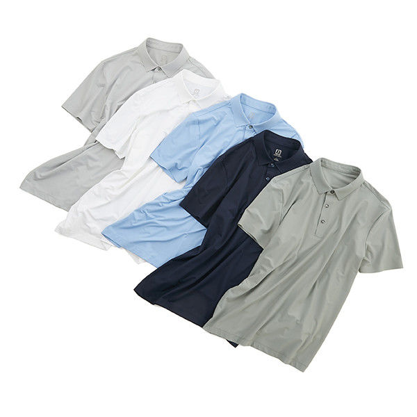 Logotipo de color personalizado camiseta de polo masculina de talla grande con diseño de malla rápida y transpirable