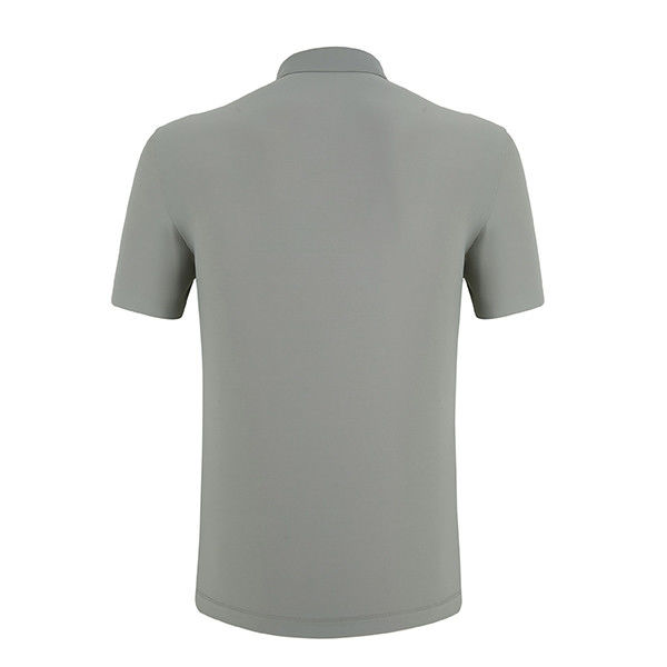 Logotipo de color personalizado camiseta de polo masculina de talla grande con diseño de malla rápida y transpirable