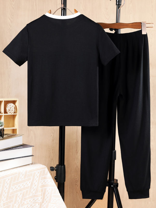 Set de ropa para niños con manga corta tipo dibujo animado