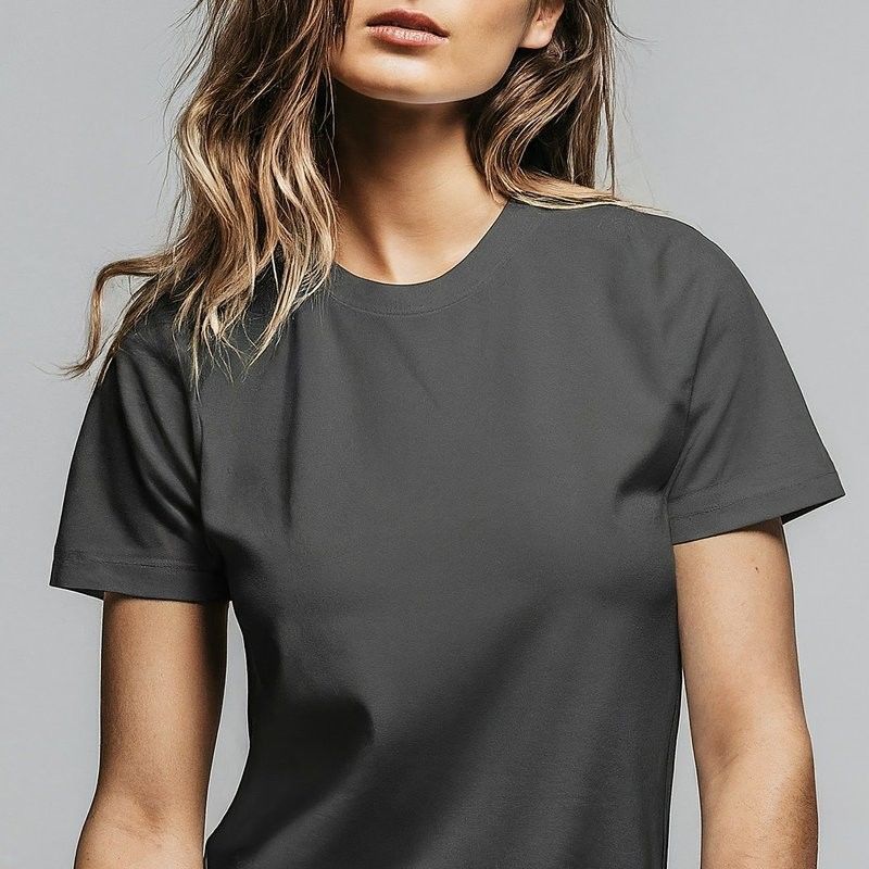 Camisetas deportivas personalizadas para mujeres bordadas 260 Gsm para uso diario