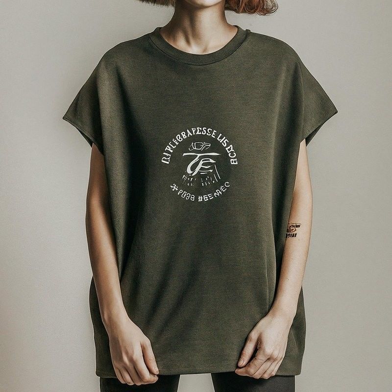 T-shirts personalizadas para mujeres de tamaño grande 220 gramos con cuello redondo de tela de punto