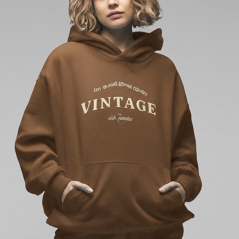 Vintage ropa de mujer conjunto de invierno con capucha de gran tamaño ODM OEM