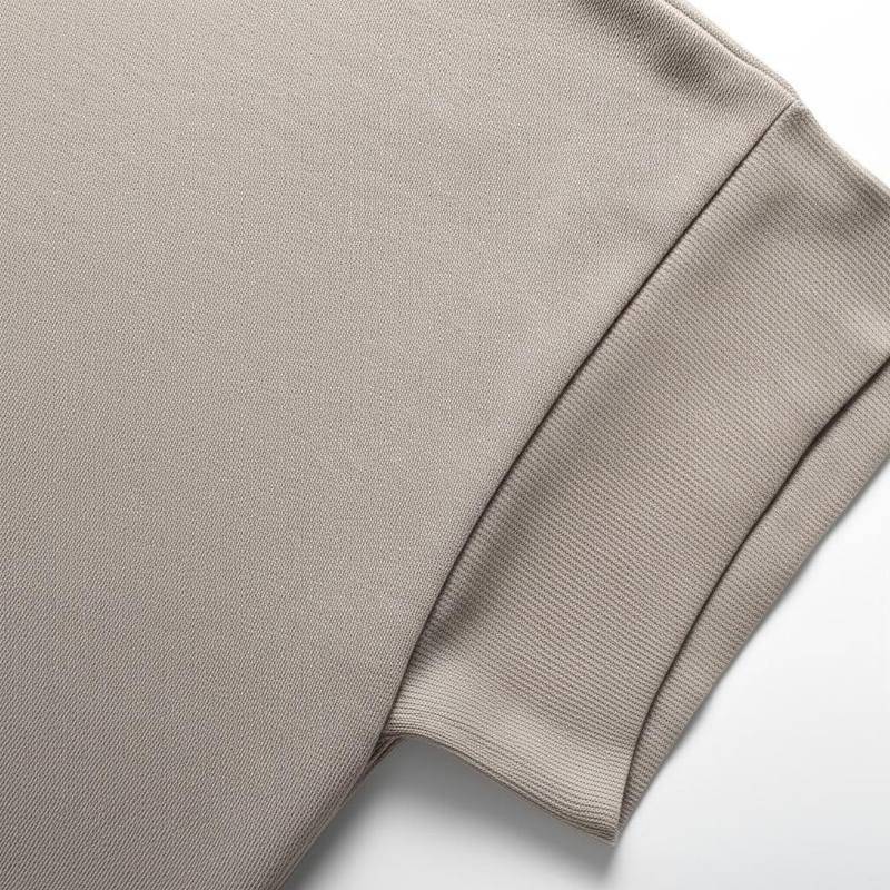 Knitted Custom Men's T Shirts Short Sleeves and Customized Design for Men's Clothing