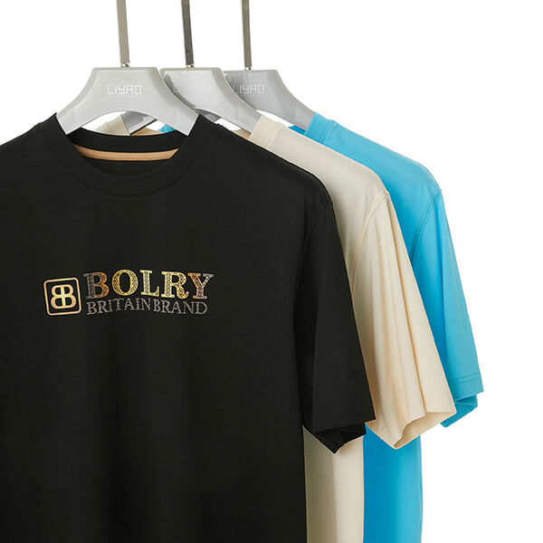 Camisetas de alto rendimiento de venta al por mayor Antiarrugas de peso pesado Camiseta personalizada 300 Gsm