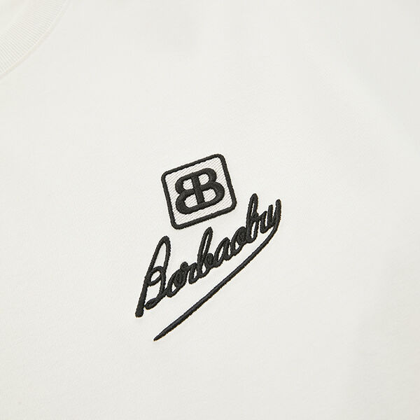 Casual masculino 100% algodón 250 Gsm Moda de gran tamaño esencial Manga corta camiseta puff personalizada bordada