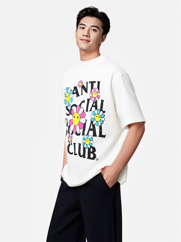 Nueva camiseta unisex de gran tamaño de verano hombre de algodón nuevo diseñador casual gráfico impresa