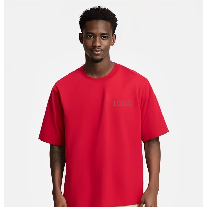 Camiseta Deportiva de Algodón de Manga Corta, Cuello Redondo, Casual de Verano, Moda Suelta en Stock