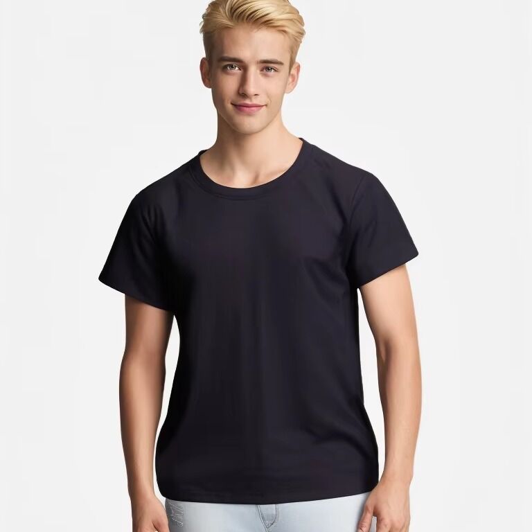 Camisetas Personalizadas para Hombre, Camiseta de Cuello Redondo 100% Algodón de Secado Rápido Transpirable, Vintage, Foto Personalizada, Manga Corta, Color Sólido