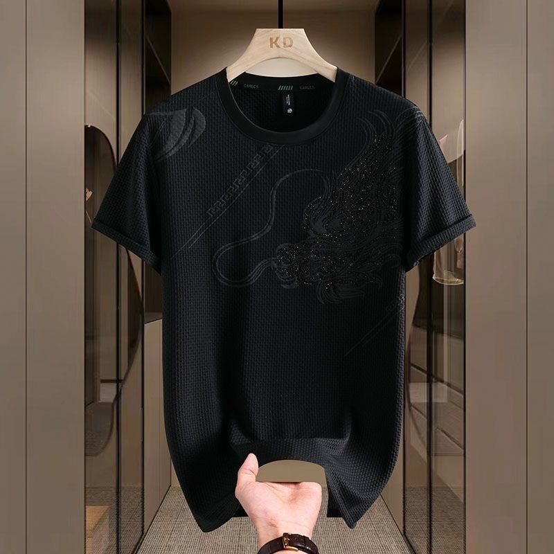 Fabrica de tejido de punto directo con cuello masculino con manga corta y logotipo transpirable camisetas de golf