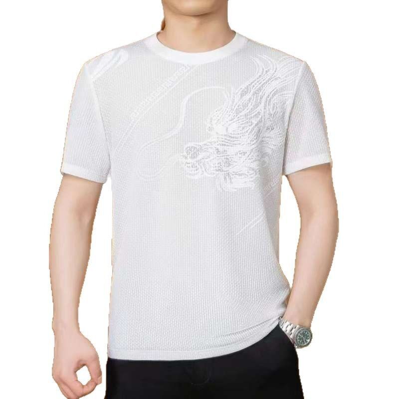 Fabrica de tejido de punto directo con cuello masculino con manga corta y logotipo transpirable camisetas de golf