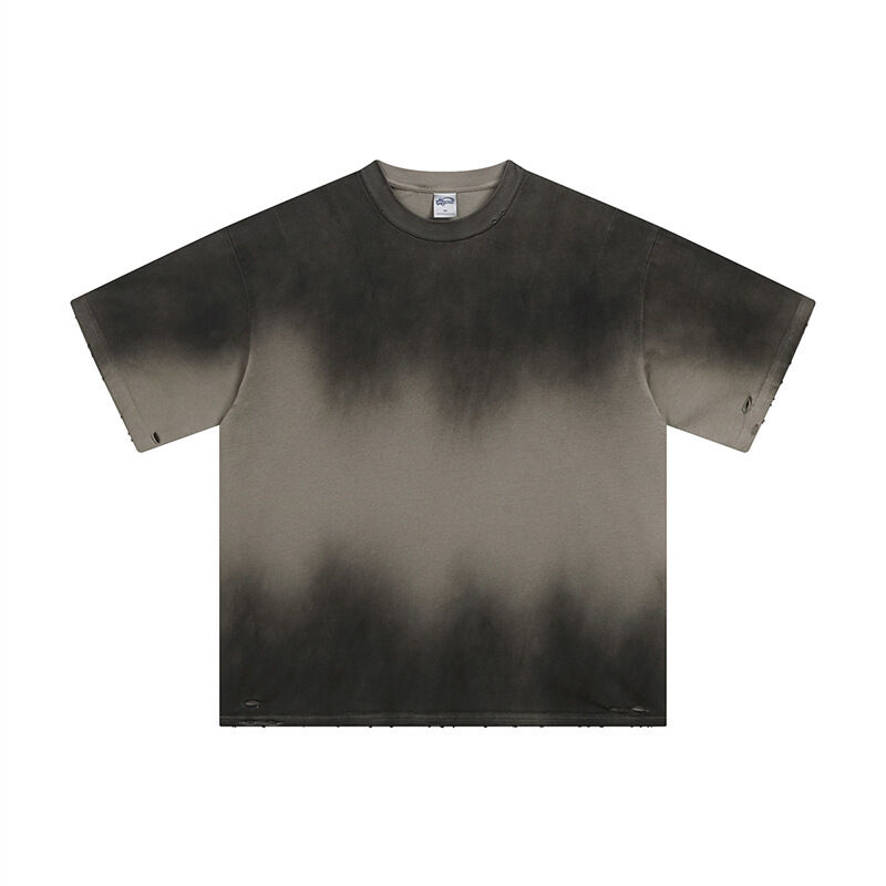 Mayorista Barata Camiseta a medida Logotipo a medida de alta calidad Camisetas masculinas de talla más Camisetas masculinas