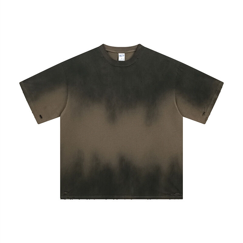 Mayorista Barata Camiseta a medida Logotipo a medida de alta calidad Camisetas masculinas de talla más Camisetas masculinas