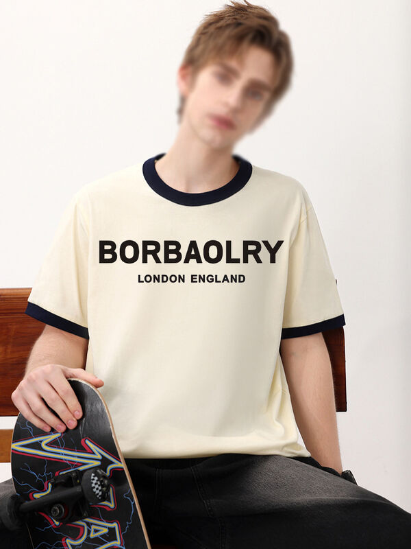 Camiseta de diseñador de marcas famosas, superventas, 100% algodón, camiseta de lujo, tendencia para hombre, ropa de diseñador guapa